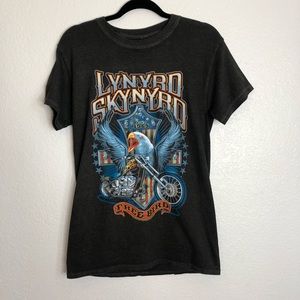 Lynyrd Skynyrd Eagle Motorcycle Graphic Band Tee